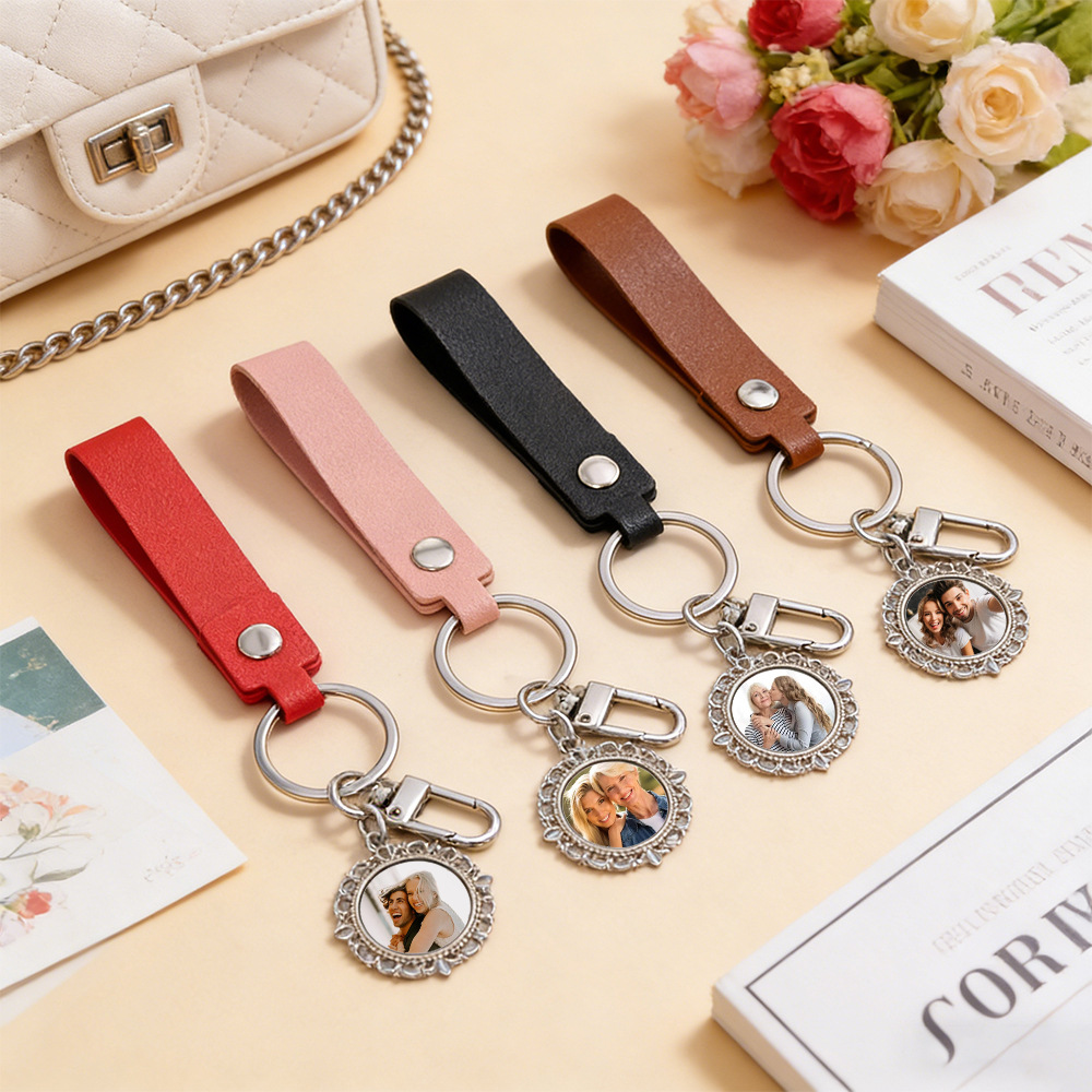 PU leather keychains