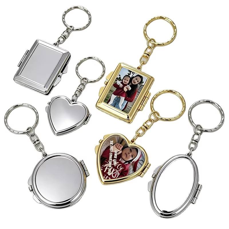 Metal Mirror Keychain