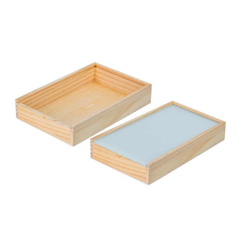 Glass Top Wooden Box 